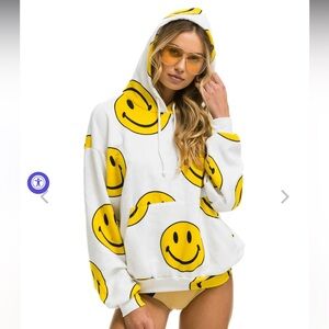 Brand New with Tags Aviator Nation Smiley Face Swiftshirt